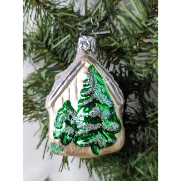 Christmas Cottage Retired Old World Christmas Inge Glas Ornament - Picture 4 of 4